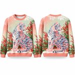 Christmas Festive Tiger Ugly Sweater