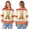 Christmas Lazy Bear I Had Plans Then I Sat Down Ugly Sweater 2