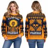 Christmas Shining Funny Skeleton Ugly Sweater 2