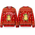 Christmas Twas The Cookies Frog Ugly Sweater