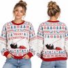 Christmas Yarn Black Cat Ugly Sweater 3 Christmas Yarn Black Cat Ugly Sweater 2