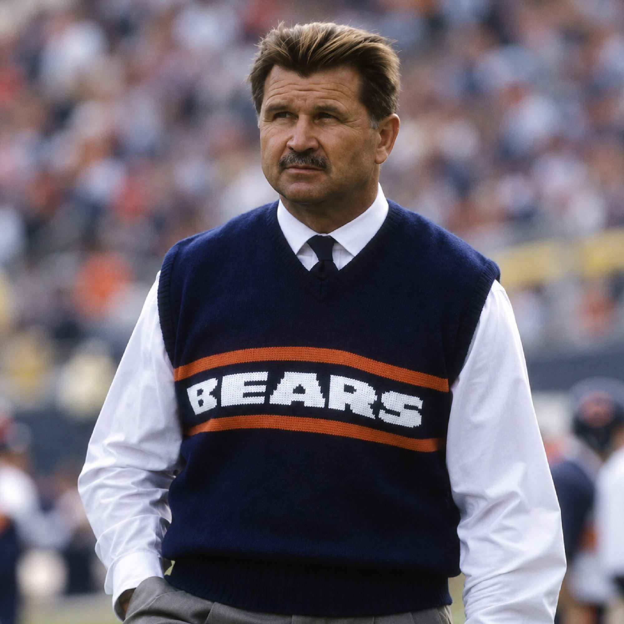 Da Coach Mike Ditka Bears Sweater Vest (3)