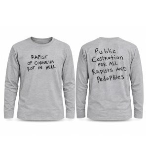 Frank Lero Rapist Of Cornelia Rot In Hell Sweatshirt