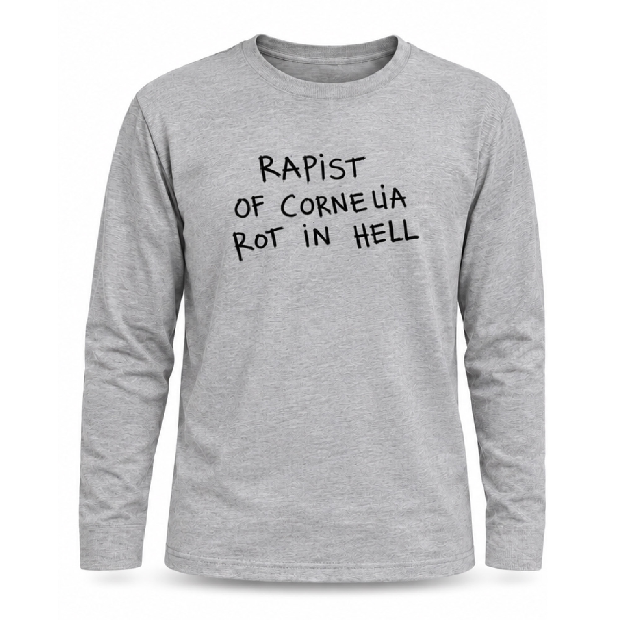 Frank Lero Rapist Of Cornelia Rot In Hell Sweatshirt 2 Frank Lero Rapist Of Cornelia Rot In Hell Sweatshirt (2)
