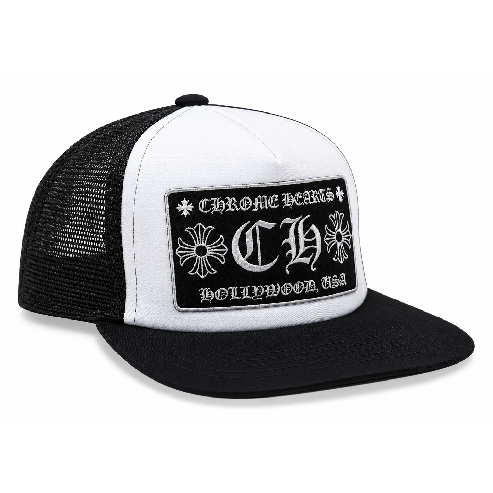 Madison Beer Chrome Hearts CH Hollywood USA Hat 2 Madison Beer Chrome Hearts CH Hollywood USA Hat (3)