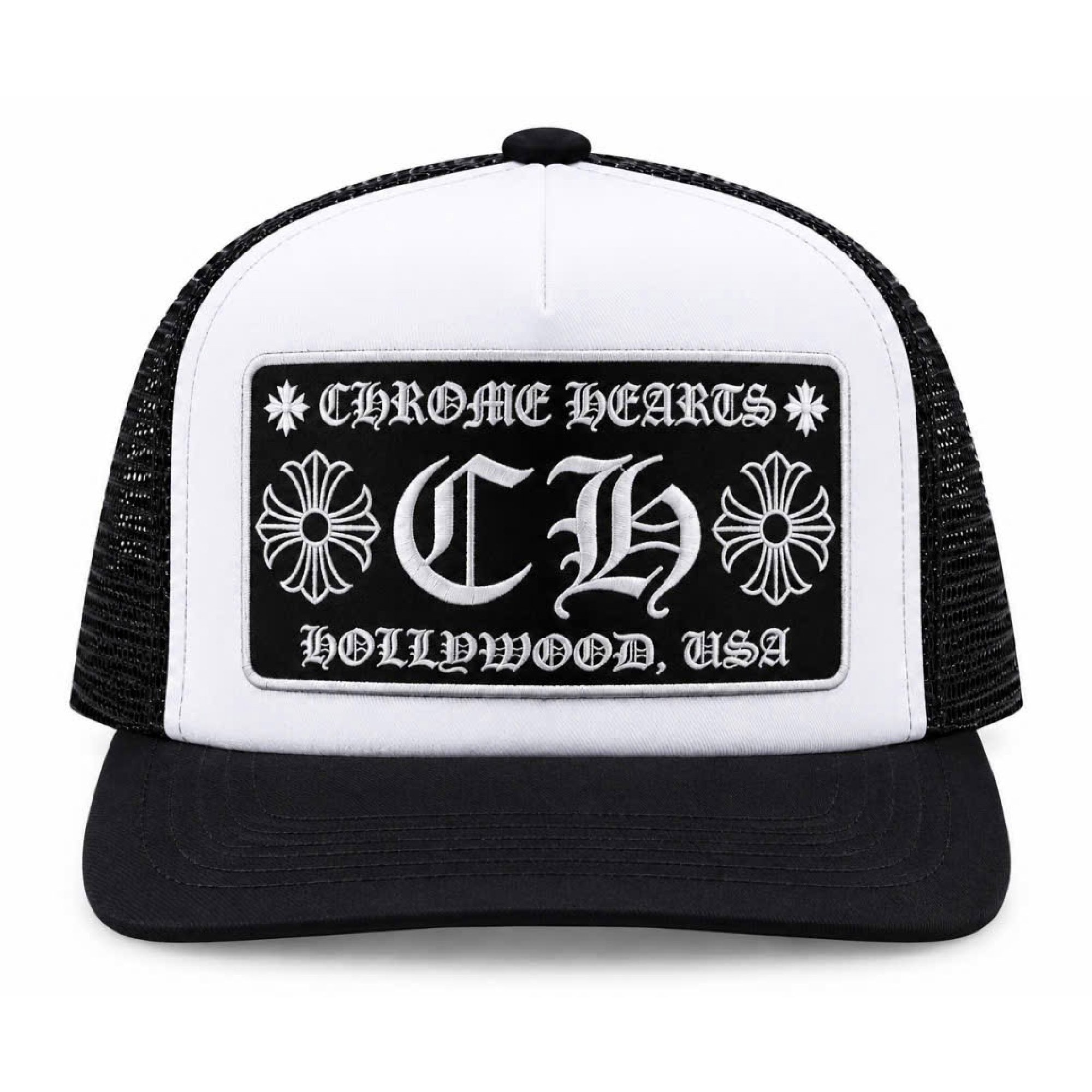 Madison Beer Chrome Hearts CH Hollywood USA Hat Madison Beer Chrome Hearts CH Hollywood USA Hat