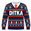 Christmas Mike Ditka Bears Costume Ugly Sweater