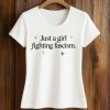 Slavoj Zizek Just A Girl Fighting Fascism Shirt (2)