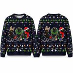 Three Christmas Crows Ugly Sweater