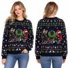 Three Christmas Crows Ugly Sweater 2